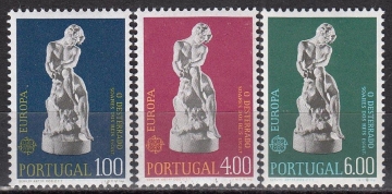 Португалия 1974 Скульптура Европа СЕПТ 1231-1233 MNH
