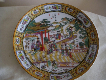 Тарелка коллекционная,Китай,живопись №9