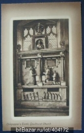 Гробница семьи Калпепер церковь Goudhurst ПК ретро