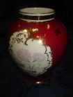 старая вазочка с ручной росписью,фарфор, Бавария