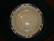 Старин.тарелка №4,опак(непрозрачный фарфор),ручная роспись,ГАРДНЕР,Вербилки,1840е,Россия
