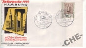 КПД Германия 1959 Архитектура,марка на марке,почта