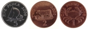 Коллекционный набор монет Гернси 2006 год UNC