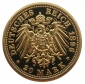 20 марок 1896 год Герцег Анхальт, золото24 карата (копия) - вид 3
