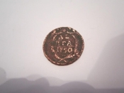 Монета Деньга 1750 года