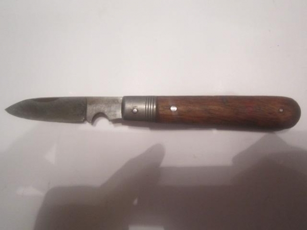 Нож складной " BORA " Германия старинный до 1945 г.