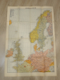 военная карта Вермахт, 3 Рейх, Германия, страны Северного моря 1939-1940 г., география, редкость!!! - вид 1