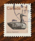 Канада 1982 подсадная утка Sc#917 Used