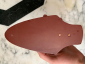 Нож  в ножнах Инкрустированный металл Рукоятка Кость  на подставке дерево  - вид 4