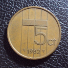 Нидерланды 5 центов 1982 год.