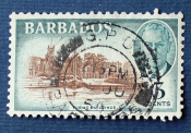 Барбадос 1950 Георг VI Sс# 218 Used