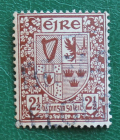 Ирландия 1941 Щит Герб Sc# 110 Used