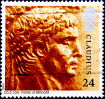 Великобритания 1993 год . Император Клавдий (на золотой монете) . 24 p . Каталог 0,80 €.