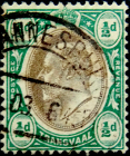 Трансвааль 1902 год . Король Эдвард VII . 0,5 p . (2)