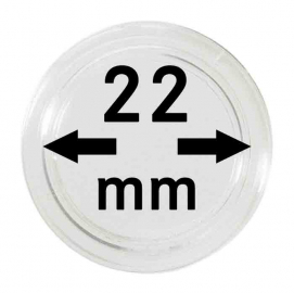 Lindner. Капсулы для монет 22,0 мм (10 шт.)