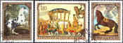 Лихтенштейн 1978 год . Золотая карета принца Йозефа Венцеля . Полная серия . Каталог 9,0 €. (2)