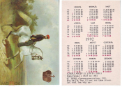 Календарик 1992 год Император Александр II ВРИБ Союзрекламкультура