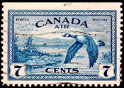 Канада 1947 год . Канадский гусь . Каталог 2,0 €.