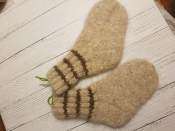 Детские носочки из собачьего пуха, 15 - 15,5 см.