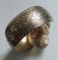 Широкий браслет ручной работы из тибетского серебра - вид 4