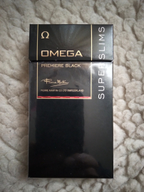 Пачка от сигарет "OMEGA" Premiere Black в коллекцию !!!