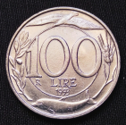 ИТАЛИЯ 100 ЛИР 1993 г. разновидность 