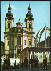 Открытка Прага Чехословакия 1960-е г. Карловы Вары. Церковь св. Марии Магдалины ф Франтищек Ондрашек