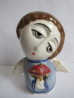 Ангел Хранитель дома  ,авторская керамика,Вербилки .роспись