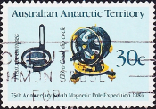 ААТ 1984 год . 75 лет экспедиции на Южный магнитный полюс . Каталог 0,50 € (2)