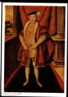 Открытка СССР 1975 г. Картина Портрет короля Эдуарда VI х. Хаунс Эвотус Англия чистая К005-2