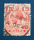 Мальта 1914 Георг V  Sc# 51а Used