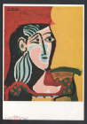 Открытка Германия 1970-е г. Картина Бюст женщины худ. Пабло Пикассо живопись, чистая К006-4