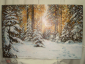 Картина Зимний лес 64Х42см холст, масло - вид 1