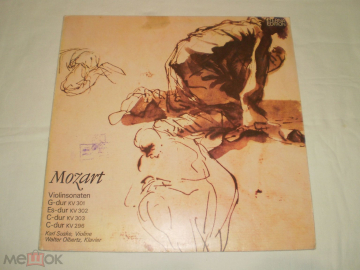 Mozart - Karl Suske, Walter Olbertz ‎– Violinsonaten G-Dur KV 301, Es Dur KV 302, C-Dur K - LP - GDR
