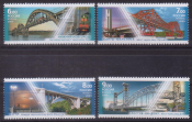 Россия 2009 Арочные мосты 1343-1346 MNH