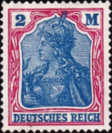 Германия , рейх . 1920 год . Имперская корона , 2m . 0,90 фунтов.(4) 