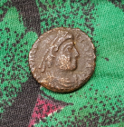 Римской империи - Фоллис Античная монета Оригинал. Редкая