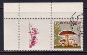 СССР 1964  год. Грибы. марка + купон. 2коп.  ( А-23-123 )