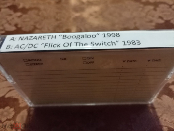 Кассета аудио NAZARETH 1."Boogaloo" 1998; 2.AC/DC "Flick Of The Switch" 1983