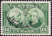 Канада 1927 год . Сэр У. Лорье (1841–1919) и сэр Дж. А. Макдональд (1815–1891) . Каталог 7,0 €.(2)