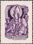 Австрия 1949 год . 1000-летие со дня рождения святого Гебхарда (949-95). Каталог 2,50 £.